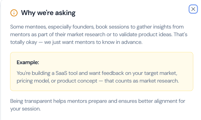 Market research check box