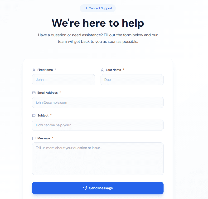 Mentors CX Support center