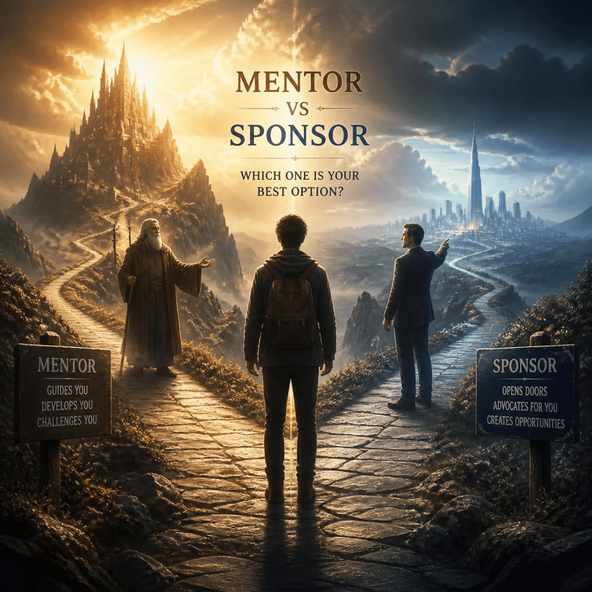 Mentoring vs sponsorship: Which one is your best option?