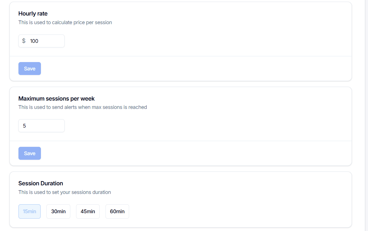 Mentor settings pt 1 Mentors CX